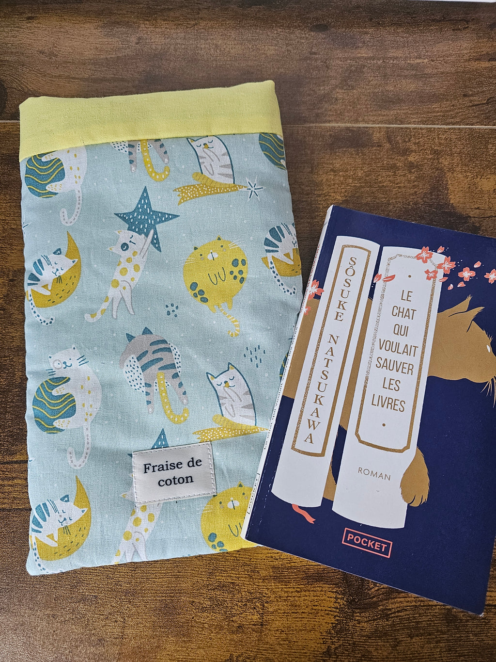 Pochette à livre Poche Chats Rêveurs