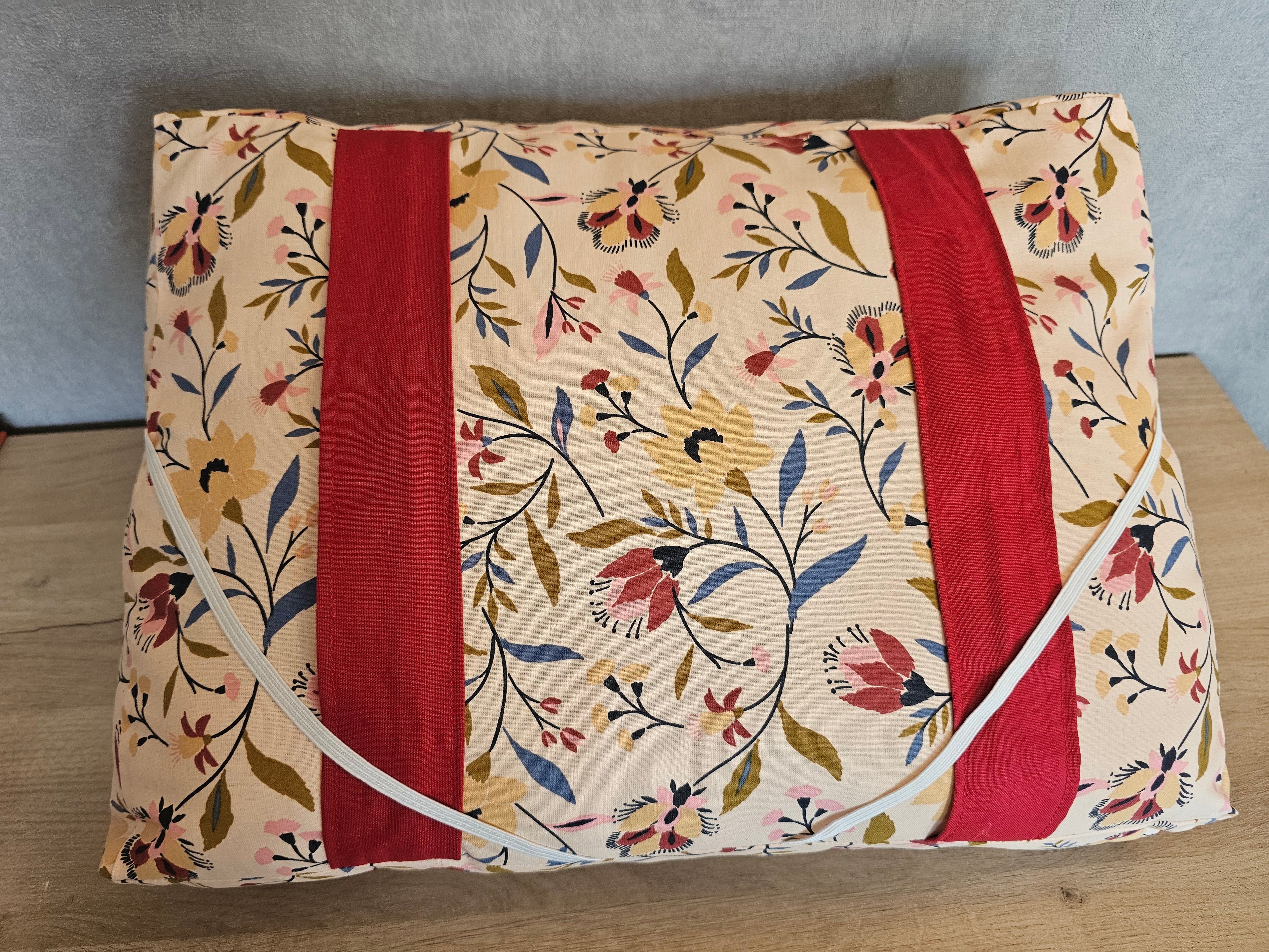 Coussin de lecture Flora
