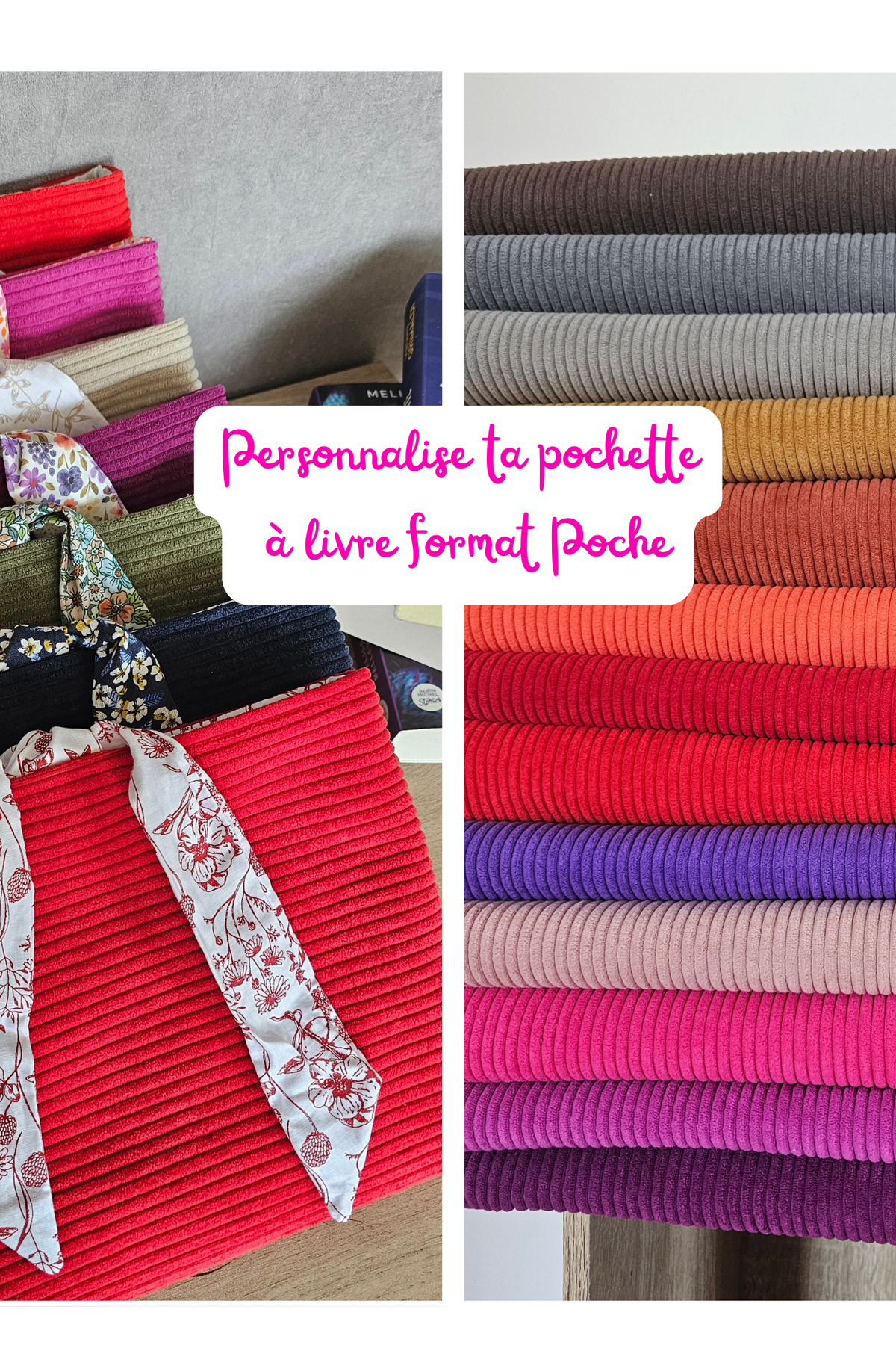 Pochette à livre format poche