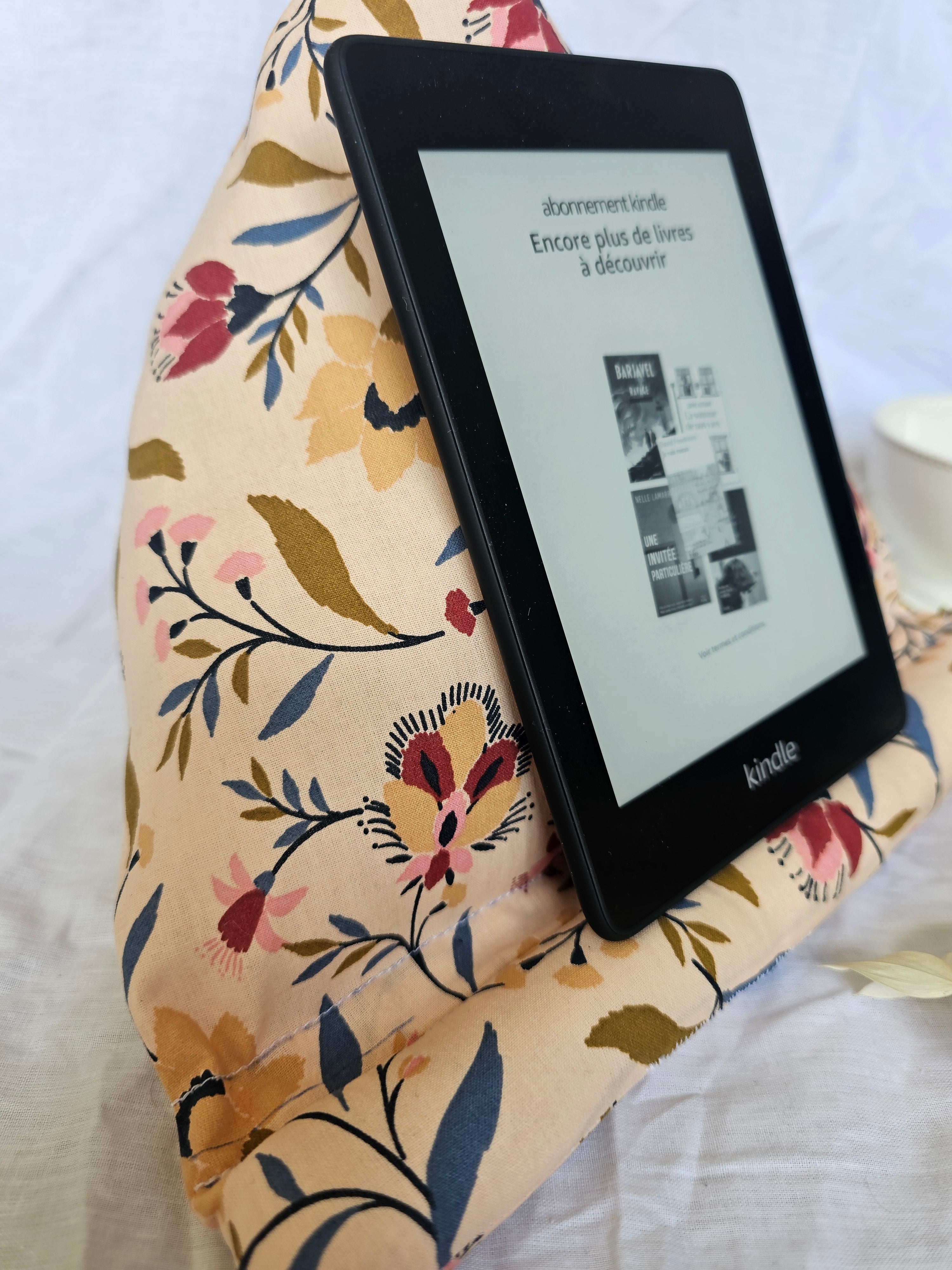 Coussin berlingot pour liseuse Flora