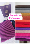 Protège passeport personnalisable