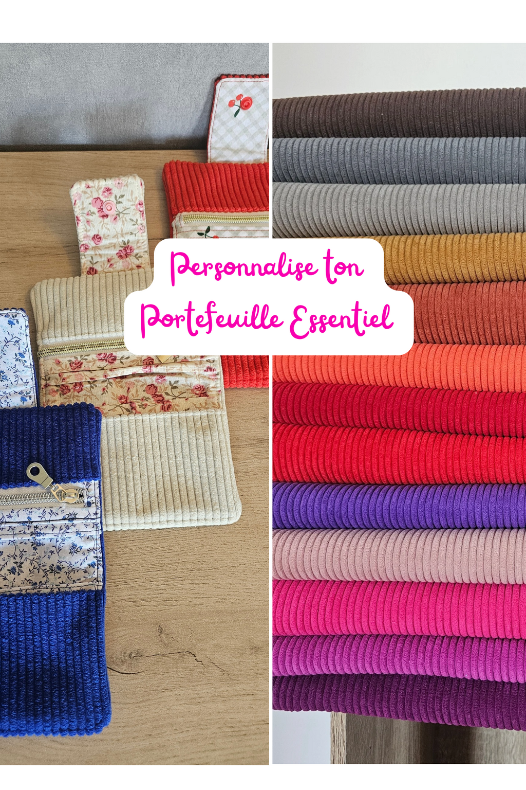 Portefeuille Essentiel Personnalisable