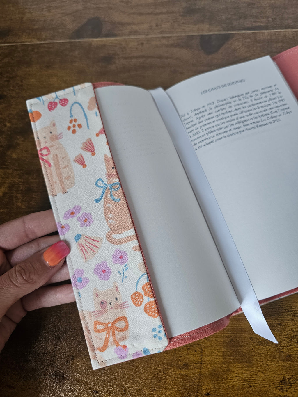 Protège Livre de poche Chats Gourmands