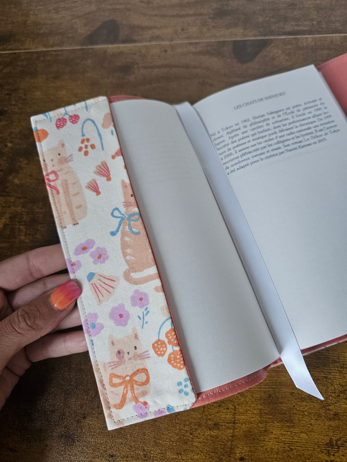 Protège Livre de poche Chats Gourmands