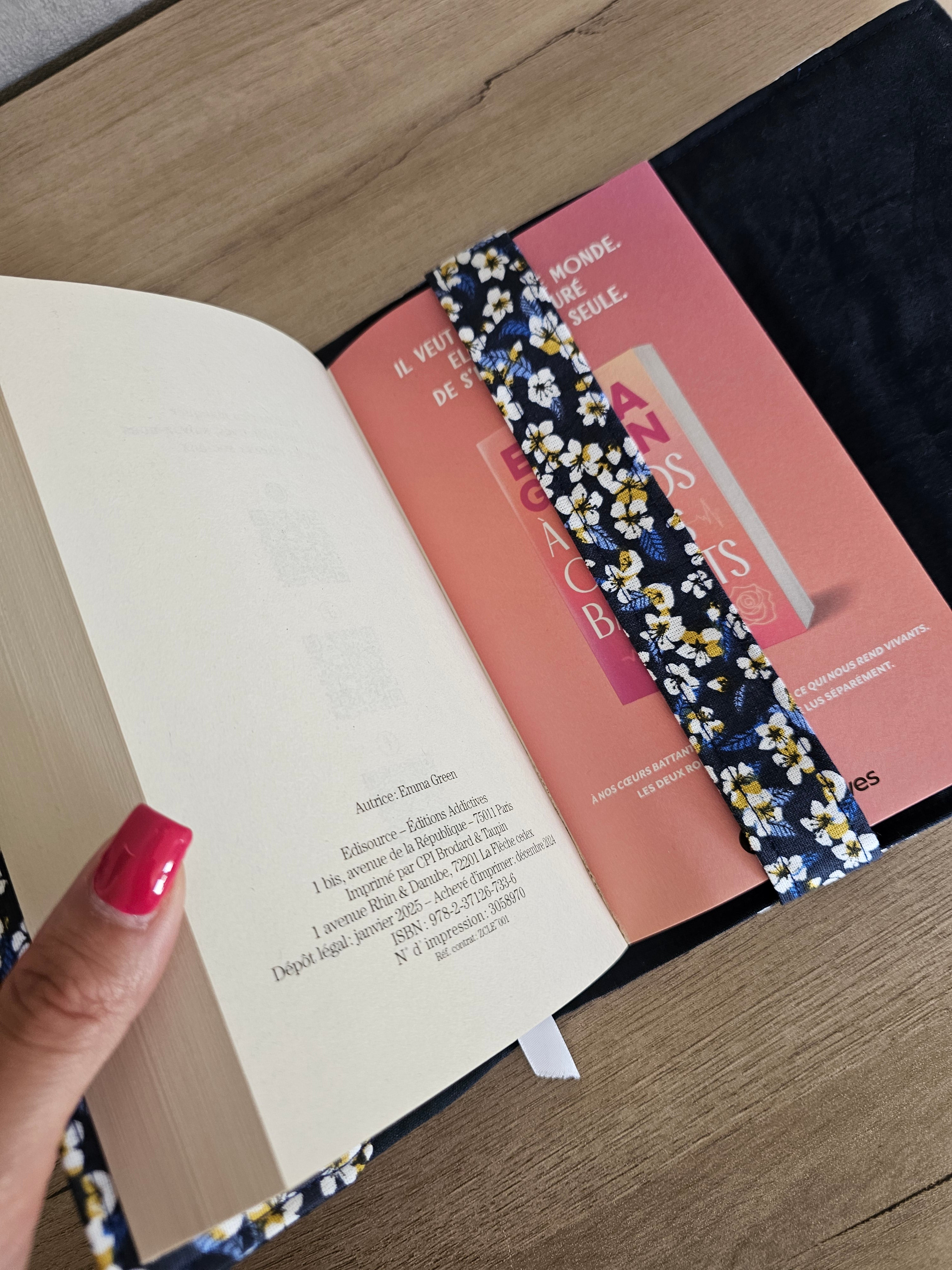 Protège-livre de poche Marine