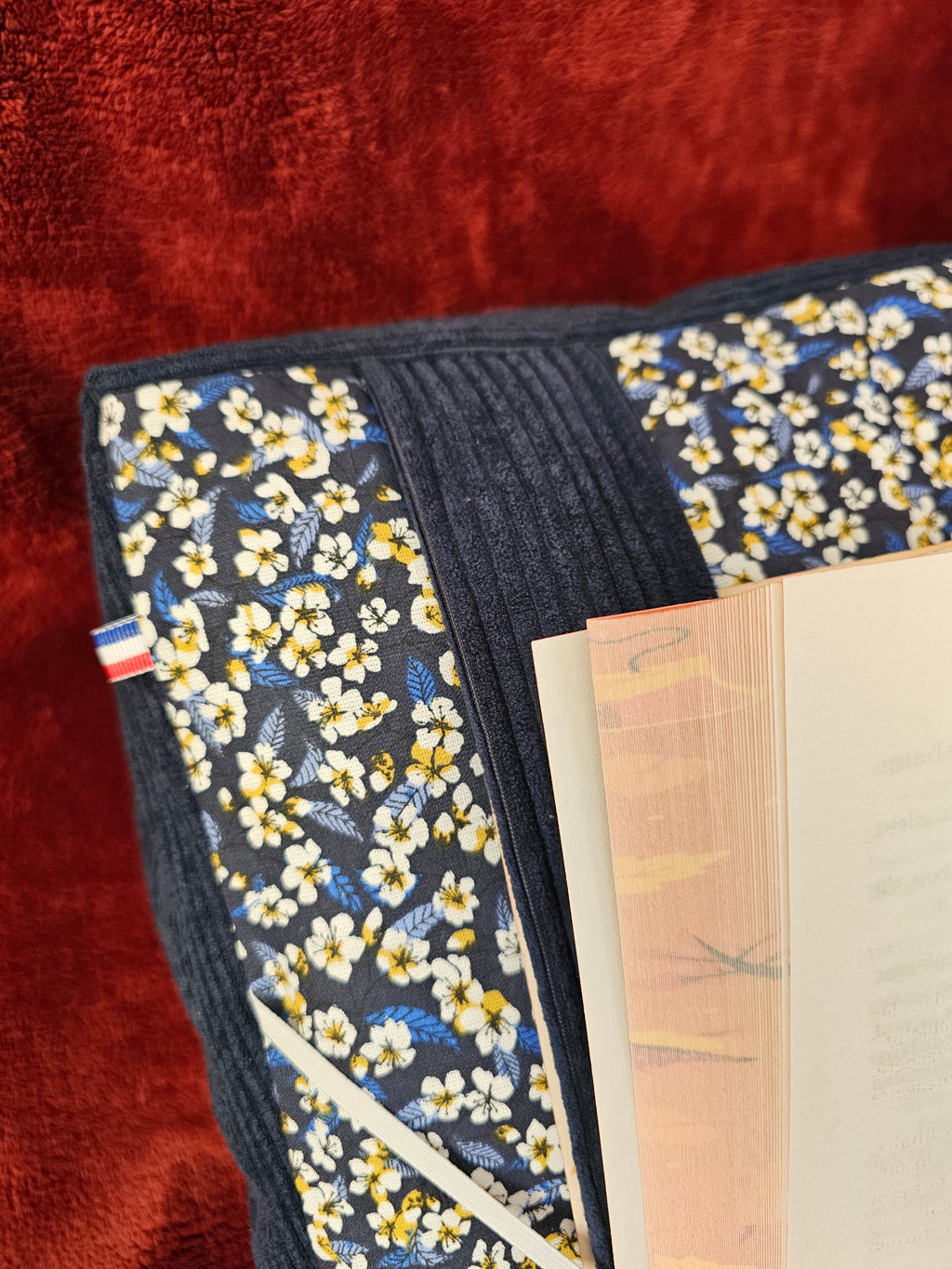 Coussin de lecture Marine