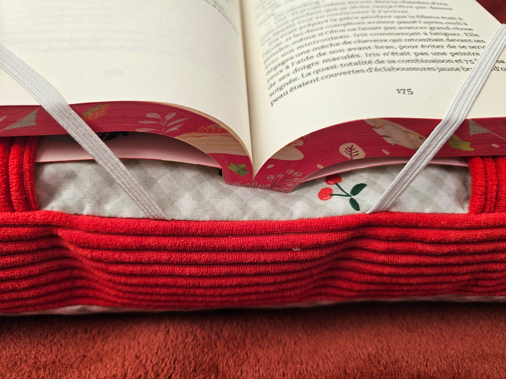 Coussin de lecture Cerises