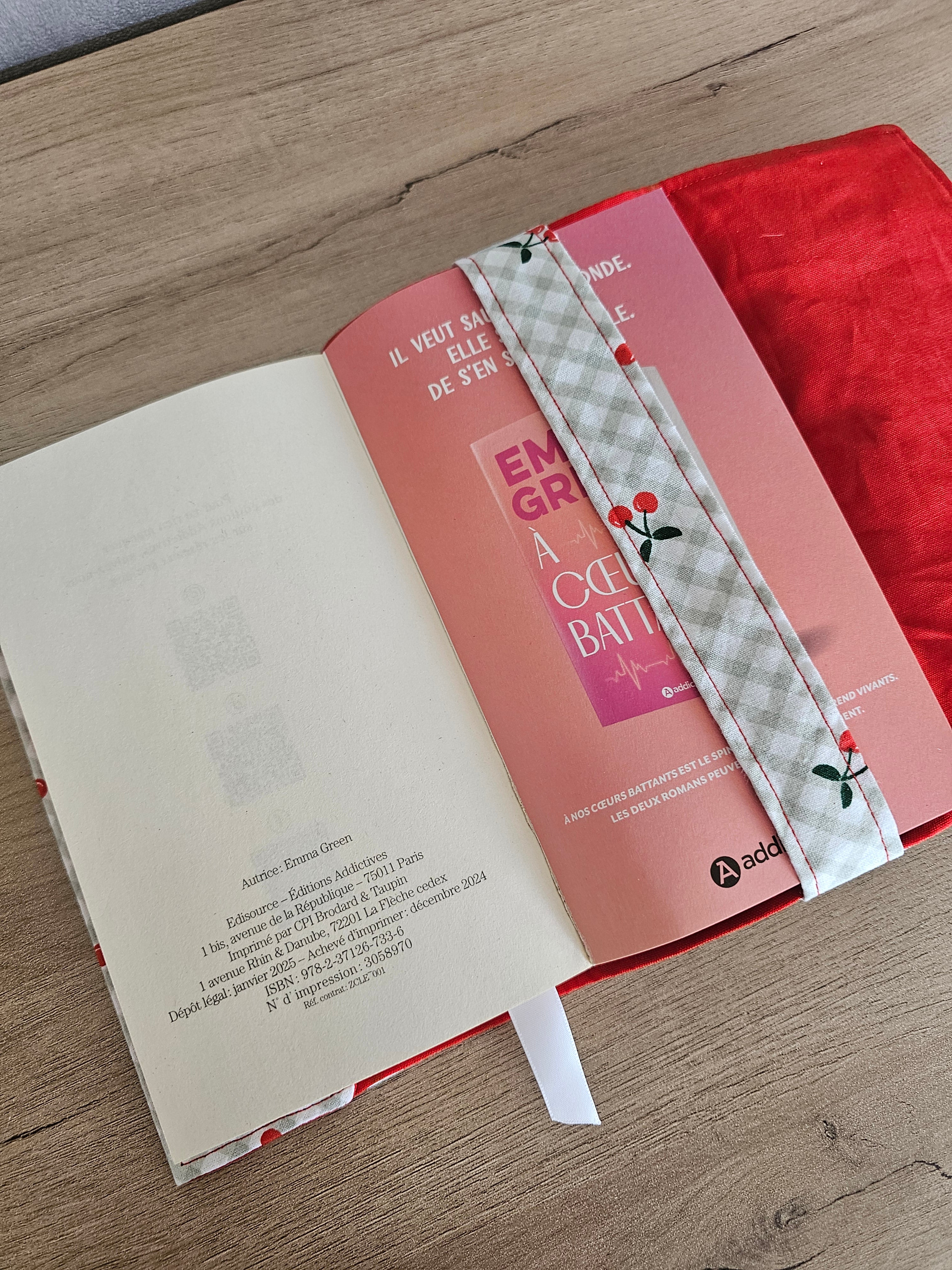 Protège-livre de poche Cerise