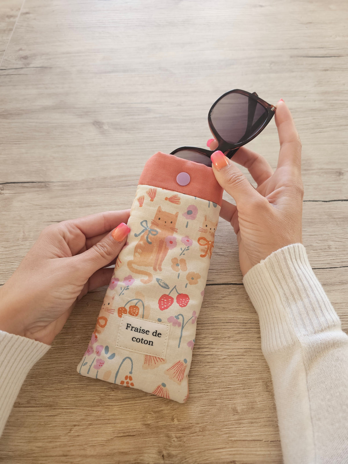 Etui à lunettes Chats Gourmands