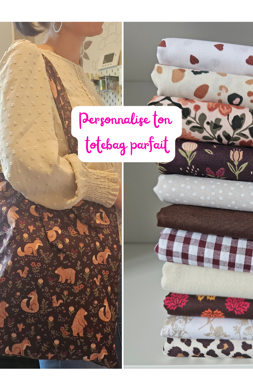 Tote bag parfait personnalisable