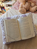 Coussin de lecture Petits coeurs chocolat