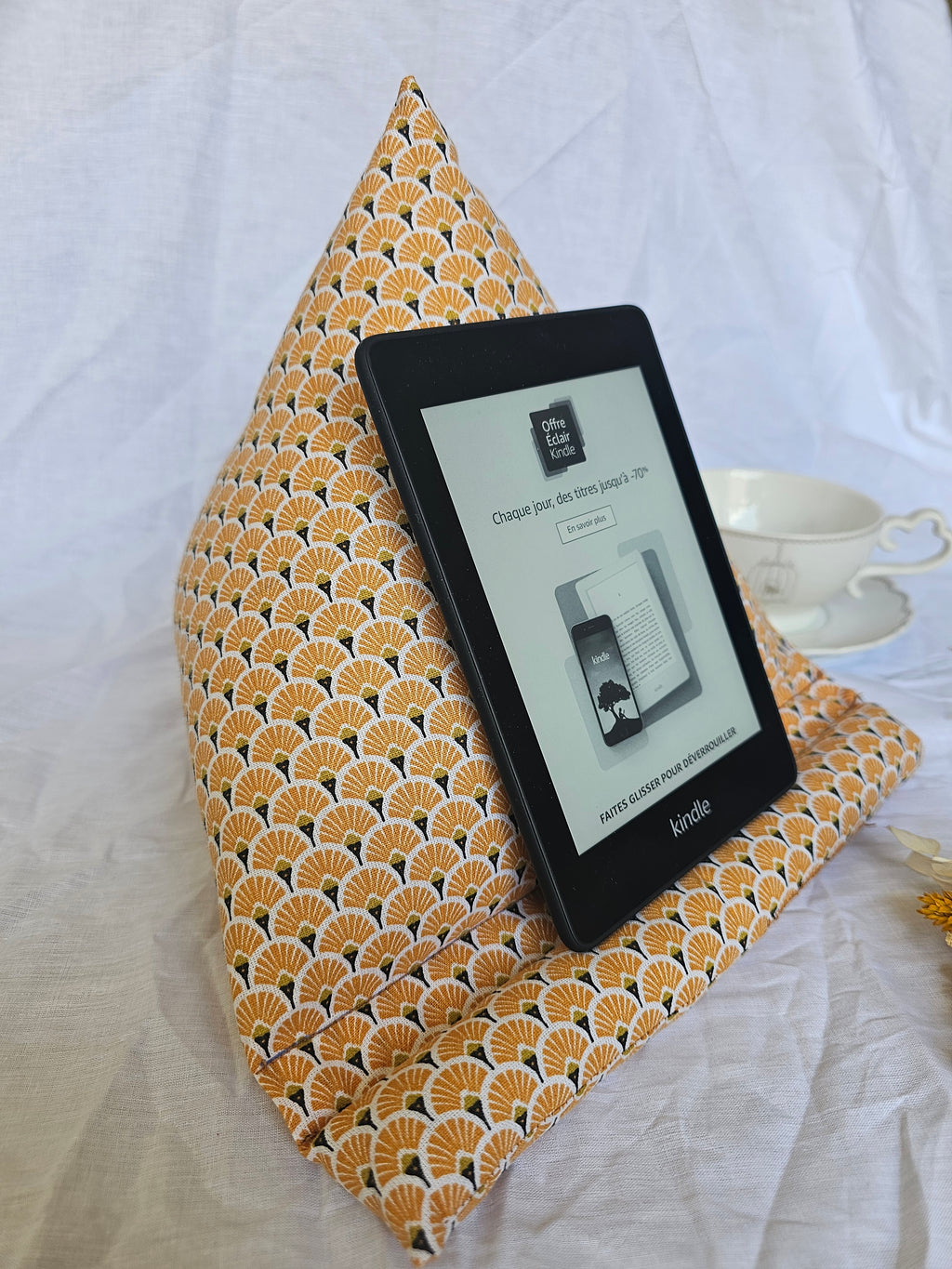 Coussin berlingot pour liseuse Geo jaune