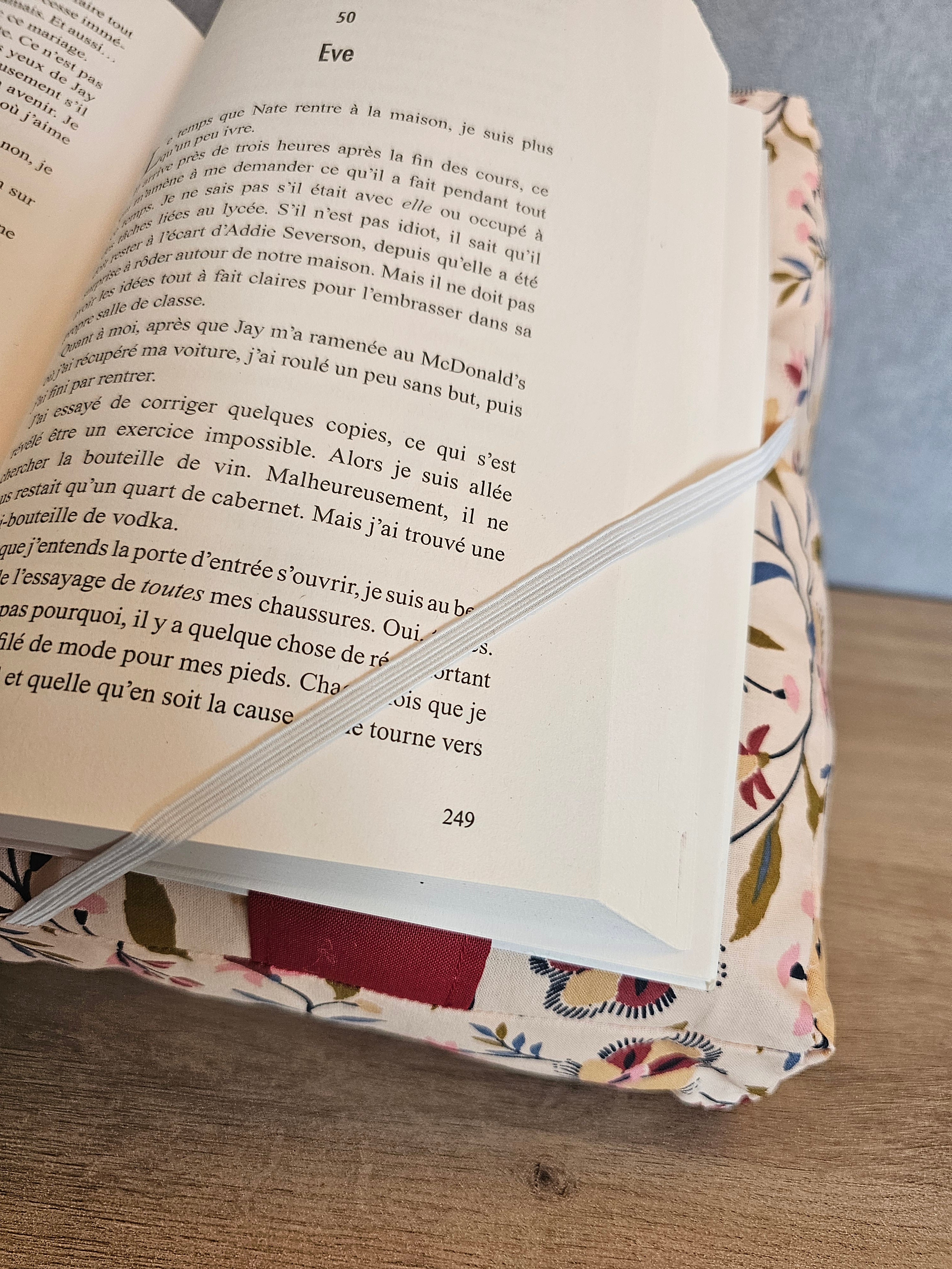 Coussin de lecture Flora