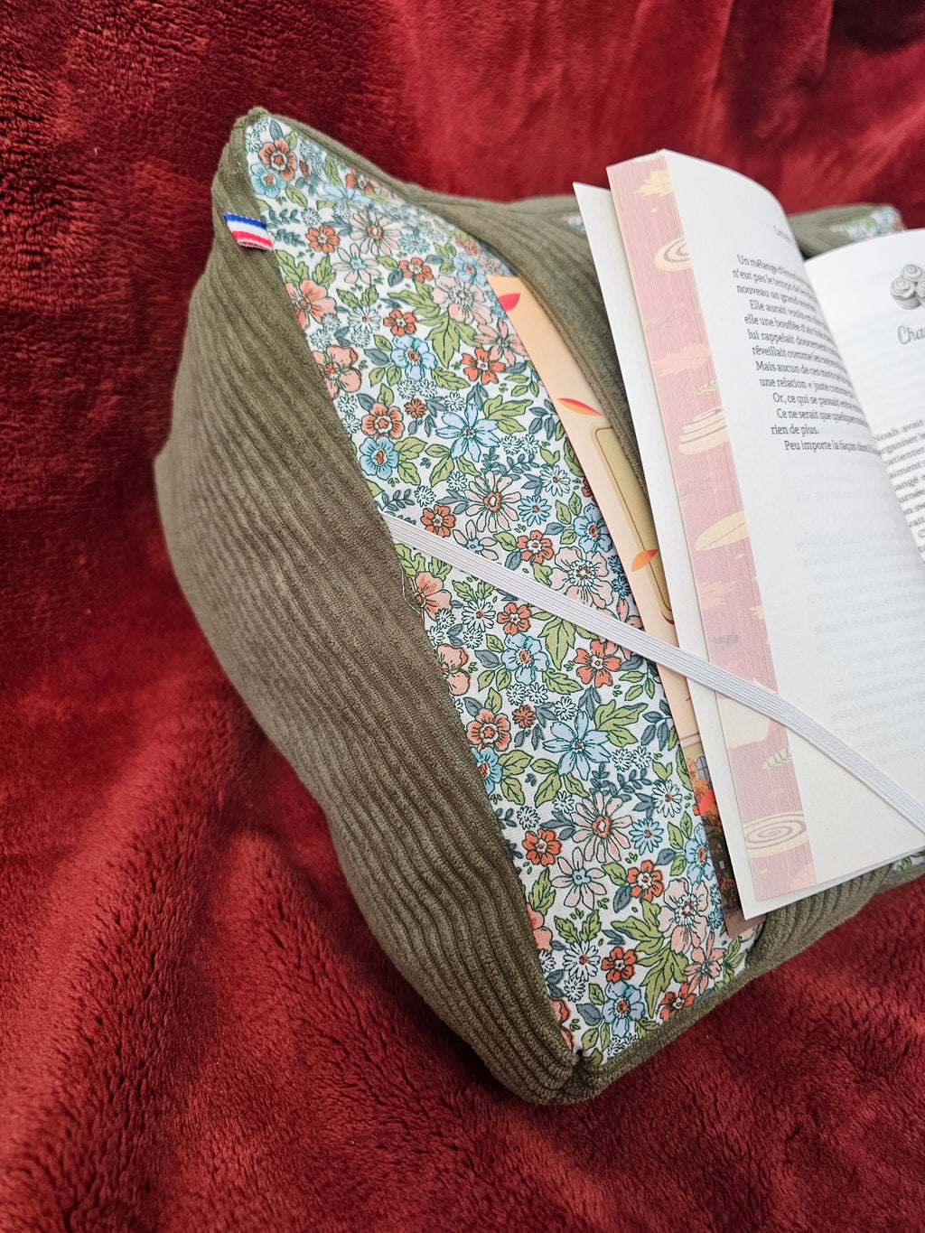 Coussin de lecture Jade