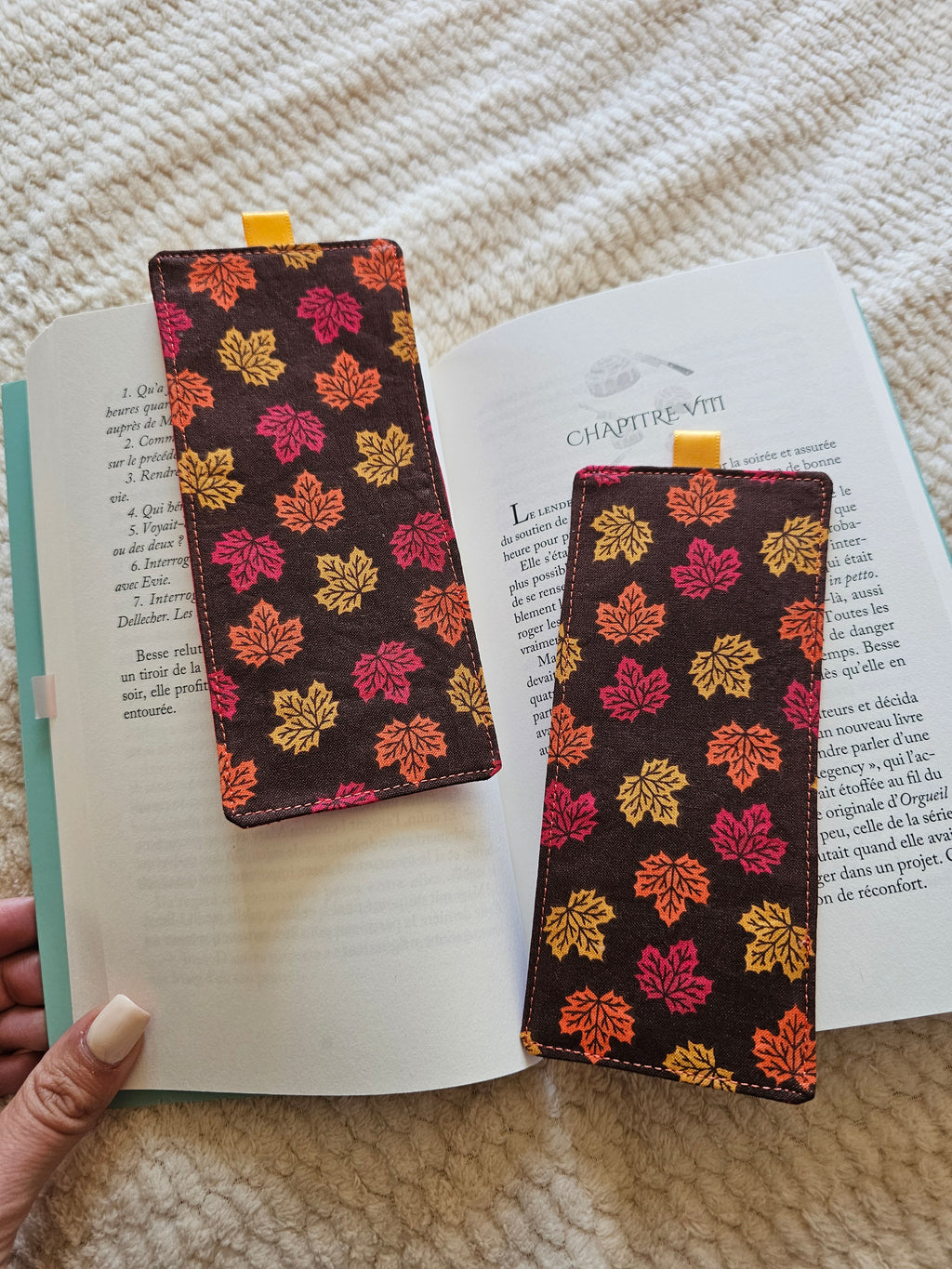Marque-page Jolies feuilles