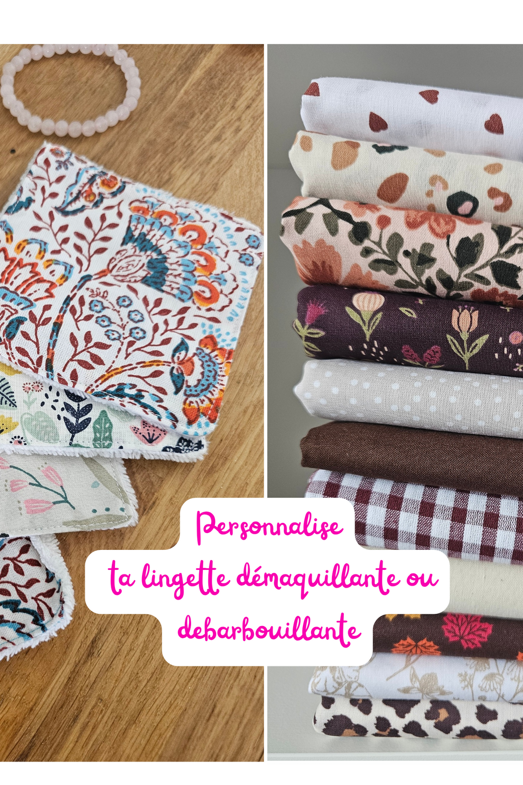 Lingette démaquillantes débarbouillantes
